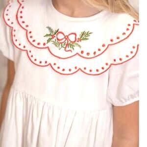 THE OAKS APPAREL WHITE Christmas DRESS Sz 4 NWOT
100% Cotton